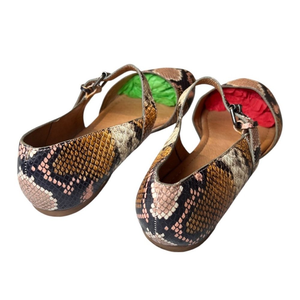 Madewell Multicolor Snake Pattern Mary Jane Flats - image 3